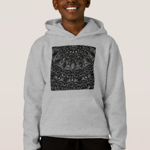 Charcoal Mandala Hoodie
