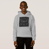 Charcoal Mandala Hoodie (Vorne ganz)