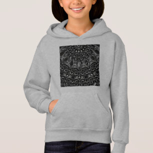 Charcoal Mandala Hoodie