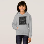Charcoal Mandala Hoodie (Vorne ganz)