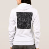 Charcoal Mandala Hoodie (Rückseite)