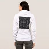 Charcoal Mandala Hoodie (Schwarz voll)