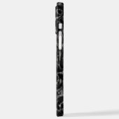 Charcoal Mandala iPhone Hülle (Linke Seite)