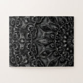 Charcoal Mandala Jigsaw Puzzle (Horizontal)