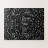 Charcoal Mandala Jigsaw Puzzle (Horizontal)