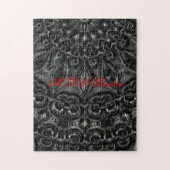 Charcoal Mandala Jigsaw Puzzle (Vertikal)