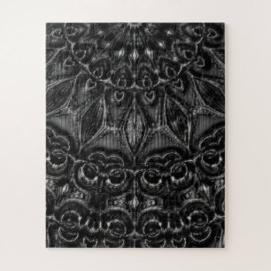 Charcoal Mandala Jigsaw Puzzle