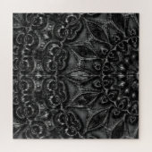Charcoal Mandala Jigsaw Puzzle (Horizontal)