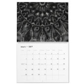 Charcoal Mandala Kalender (Mär 2027)