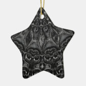 Charcoal Mandala Keramik Ornament (Links)