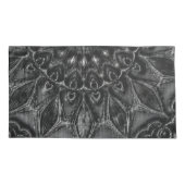 Charcoal Mandala Kissenbezug (Rückseite)