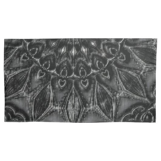 Charcoal Mandala Kissenbezug (Vorderseite)