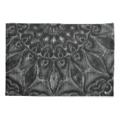 Charcoal Mandala Kissenbezug (Rückseite-Links)