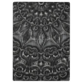 Charcoal Mandala Klemmbrett (Rückseite)