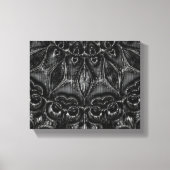 Charcoal Mandala Leinwanddruck (Vorderseite)