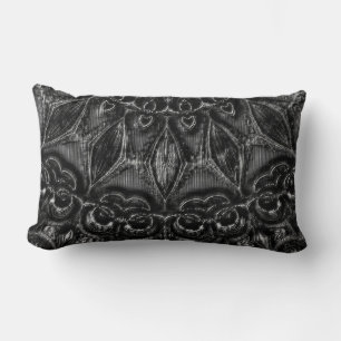 Charcoal Mandala   Lendenkissen