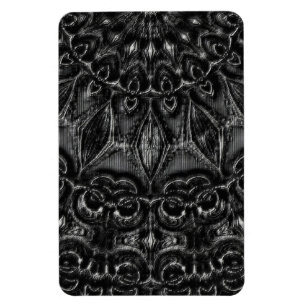Charcoal Mandala Magnet