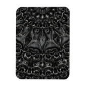 Charcoal Mandala Magnet (Vertikal)