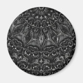 Charcoal Mandala Magnet (Vorne)