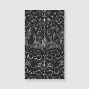 Charcoal Mandala Magnetkarte