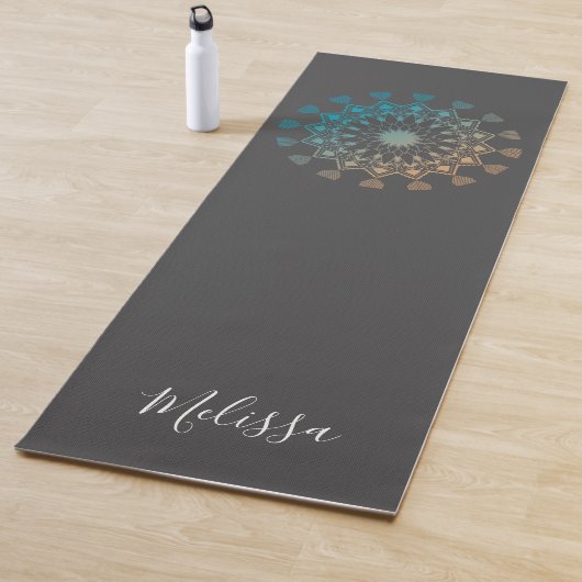 Charcoal Mandala Mindfulness Yoga Mat Yogamatte (Beispiel)