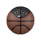 Charcoal Mandala Mini Basketball (Rechts)