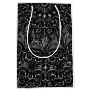 Charcoal Mandala Mittlere Geschenktüte