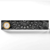 Charcoal Mandala Namensplakette (Vorderseite)