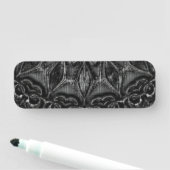 Charcoal Mandala Namensschild (Beispiel)