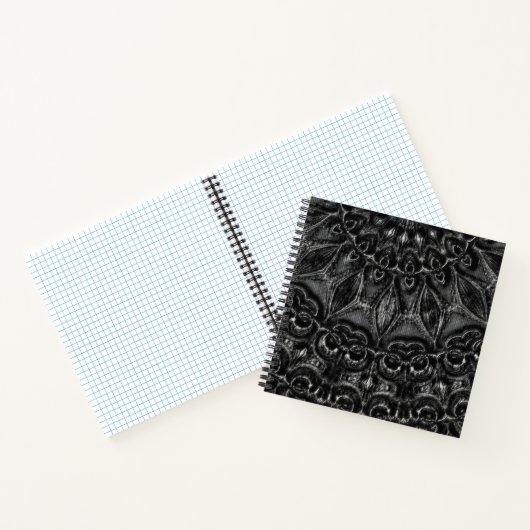Charcoal Mandala Notebook Notizblock (Innenseite)