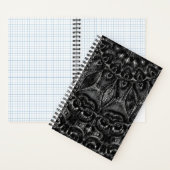 Charcoal Mandala Notebook Notizblock (Innen)