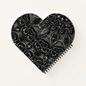 Charcoal Mandala Notebook Notizblock (Rückseite)