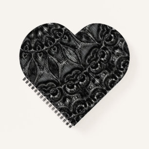 Charcoal Mandala Notebook Notizblock