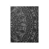 Charcoal Mandala Notepad Notizblock (Rotiert)