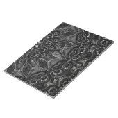 Charcoal Mandala Notepad Notizblock (angewinkelt)