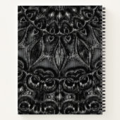 Charcoal Mandala Notizblock (Rückseite)