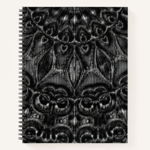 Charcoal Mandala Notizblock