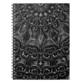 Charcoal Mandala Notizblock (Vorderseite)