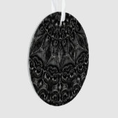 Charcoal Mandala Ornament (Vorderseite)