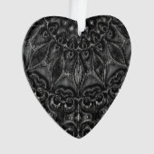 Charcoal Mandala Ornament (Vorderseite)