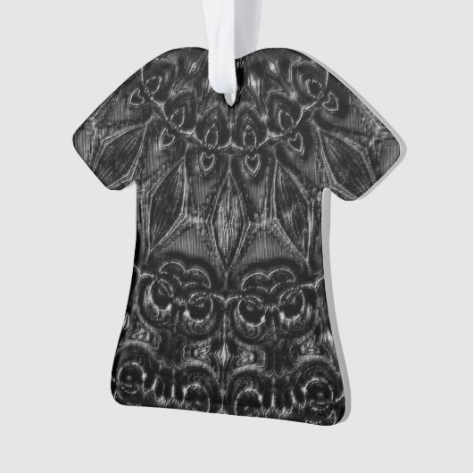 Charcoal Mandala Ornament (Vorderseite)