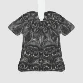 Charcoal Mandala Ornament (Rückseite)