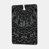 Charcoal Mandala Ornament Aus Metall (Vorderseite links)