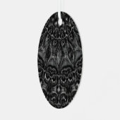 Charcoal Mandala Ornament Aus Metall (Vorderseite links)