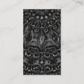 Charcoal Mandala Platzkarte (Rückseite)