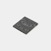 Charcoal Mandala Post-it Klebezettel (angewinkelt)