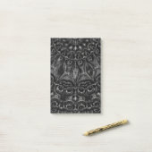 Charcoal Mandala Post-it Notes Klebezettel (Auf Schreibtisch)