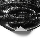 Charcoal Mandala Poster (Ecke)