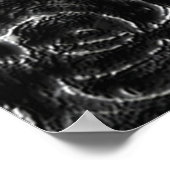 Charcoal Mandala Poster (Ecke)