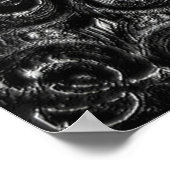 Charcoal Mandala Poster (Ecke)